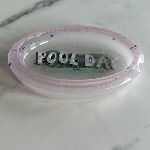 Pool Day Handmade soap or trinket dish ☀️
